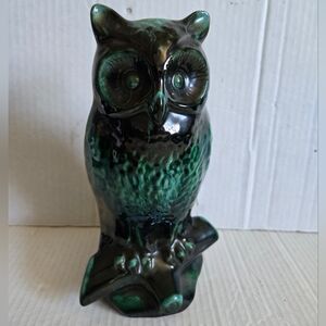 Vintage Blue Mountain Pottery Owl Figurine